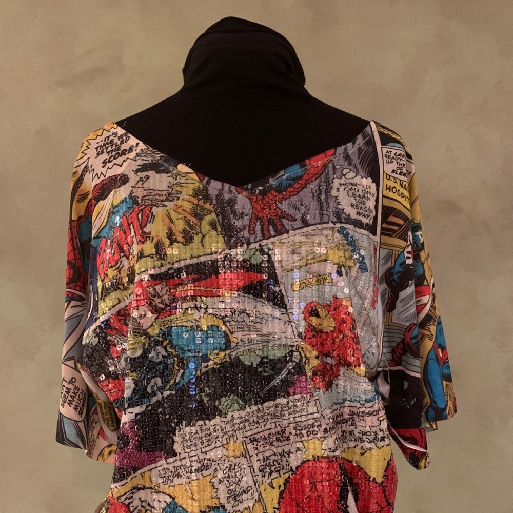 Marvel Comic Sequined T.Shirt